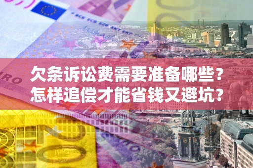 武汉欠条诉讼费需要准备哪些？怎样追偿才能省钱又避坑？
