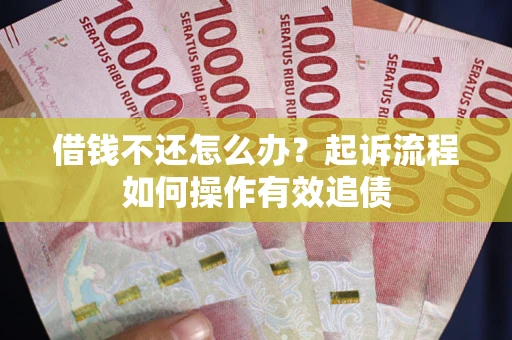 武汉借钱不还怎么办？起诉流程如何操作有效追债