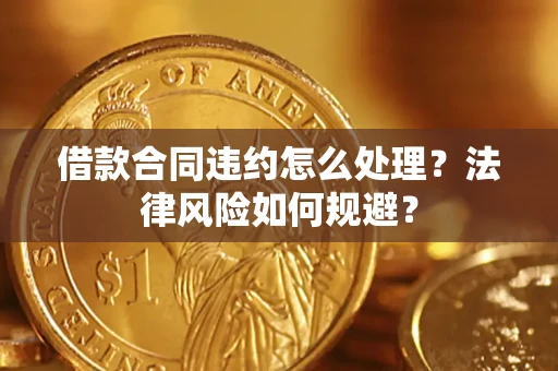 武汉借款合同违约怎么处理？法律风险如何规避？
