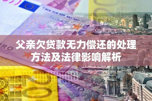 武汉父亲欠贷款无力偿还的处理方法及法律影响解析