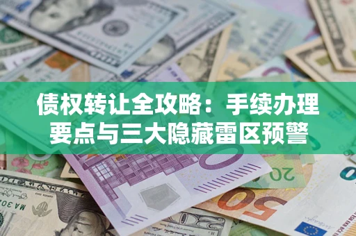 武汉债权转让全攻略：手续办理要点与三大隐藏雷区预警